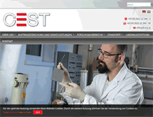 Tablet Screenshot of cest.at